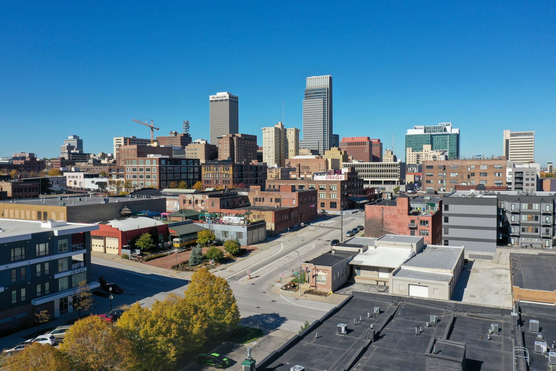 A view of downtown Omaha